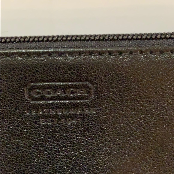 Coach change purse in real leather - Picture 3 of 4
